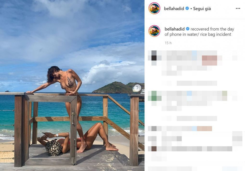 Bella Hadid'in leopar bikinisi sosyal medyada gündem - Resim: 4