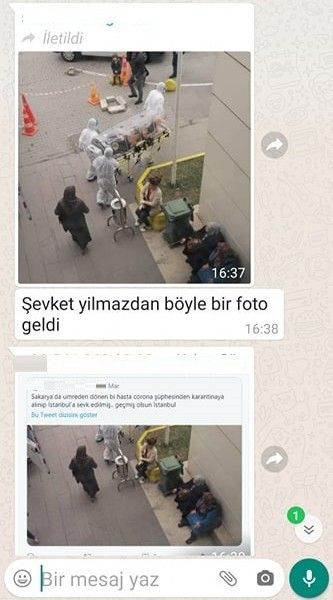 Aynı fotoğrafı dört farklı hastane adıyla koronovirüs varmış gibi paylaştılar - Resim: 4