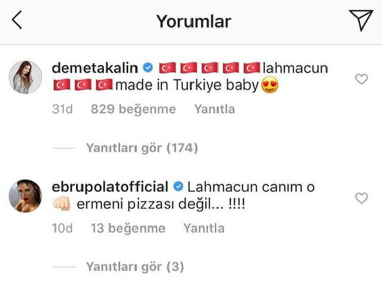 Kim Kardashian lahmacuna Ermeni pizzası dedi, Demet Akalın ve Ebru Polat isyan etti - Resim: 4