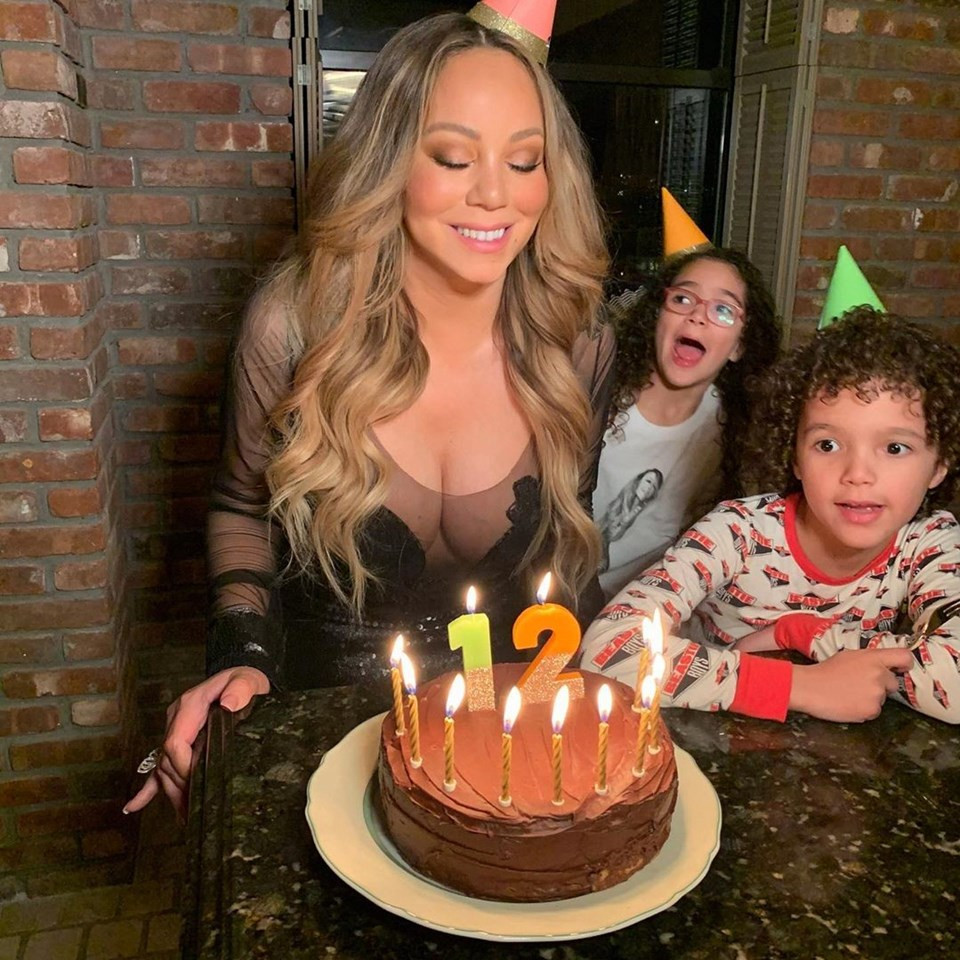 Mariah Carey 50'nci doğum gününe yıldönümü pastasıyla girdi - Resim: 2