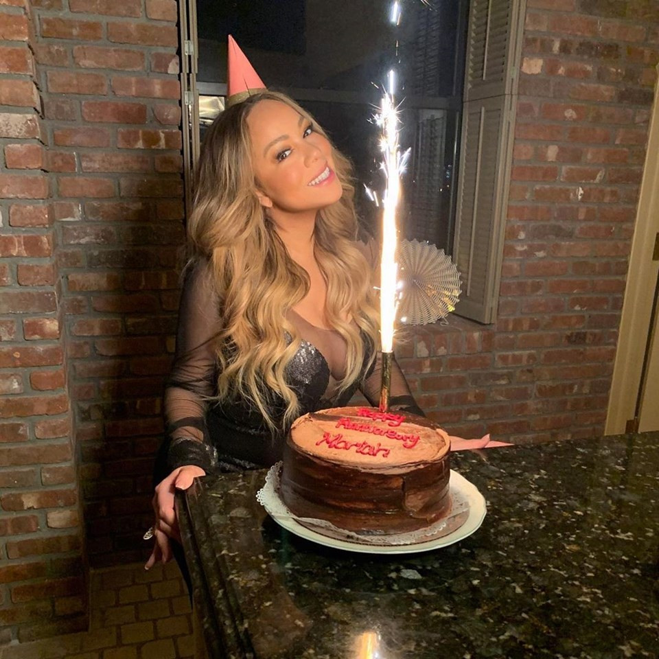 Mariah Carey 50'nci doğum gününe yıldönümü pastasıyla girdi - Resim: 3