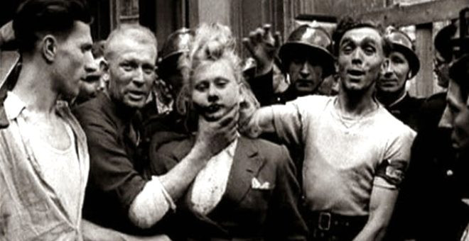 Alman askerlerle cinsel ilişkiye giren Fransız kadınların saçları kazıtıldı - Resim: 2