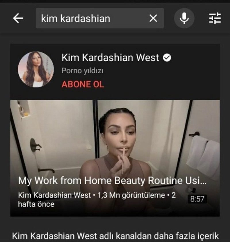 Kim Kardashian’ın YouTube kanalını hackleyip Porno yıldızı yazdılar - Resim: 1