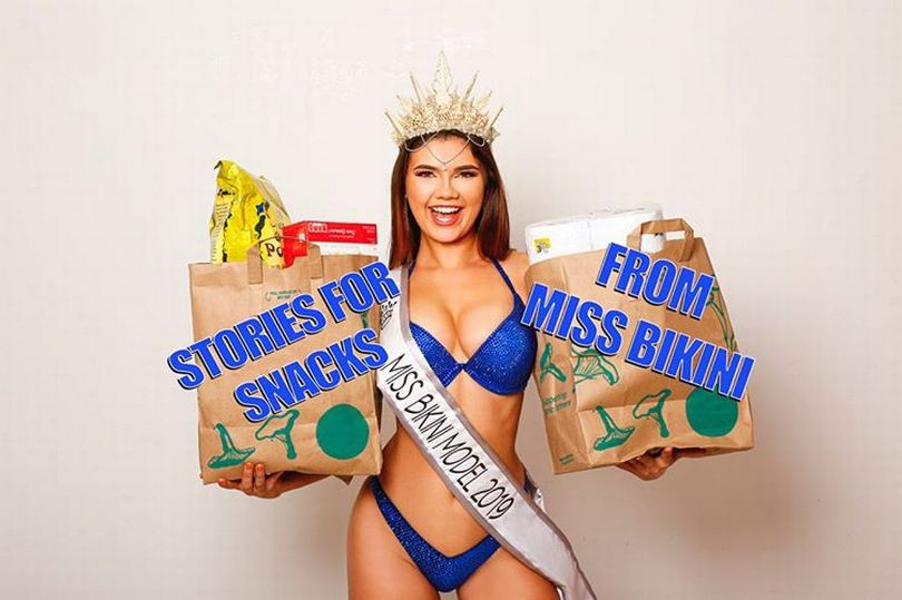 Miss Bikini Dare Taylor'dan yoksullara alışveriş yardımı - Resim: 1