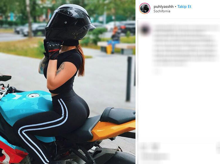 Rus model Motosikletle kaza geçirdi - Resim: 4