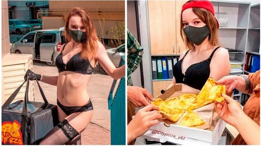 Rusya’da striptizciler pizza teslimatında çalışmaya başladı - Resim: 1