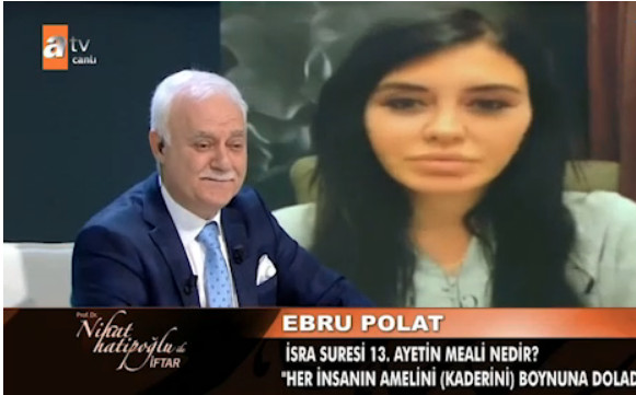 Ebru Polat'tan Nihat Hatipoğlu'na canlı yayında ilginç soru - Resim: 3