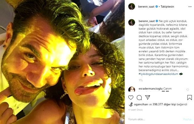 Beren Saat'in Beceremediğimiz evlilik olsun sözüne tepki yağdı! - Resim: 2