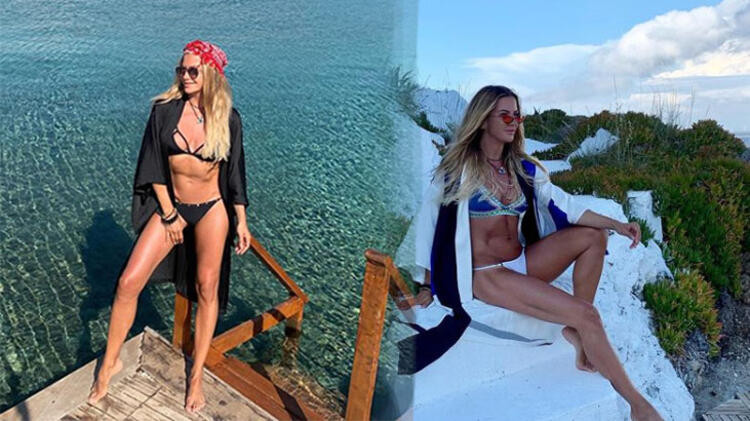 Ivana Sert Instagram'ı salladı! Kendini mavi sulara bıraktı - Resim: 1