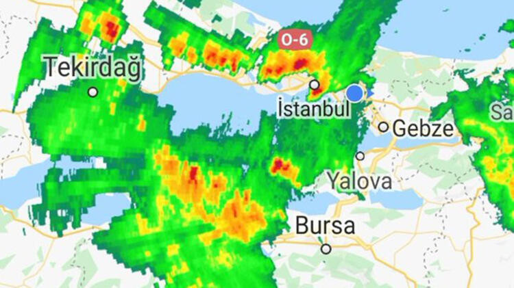 İstanbul’u süper hücre vurdu: Şiddetli Yağış ne kadar sürecek? - Resim: 1