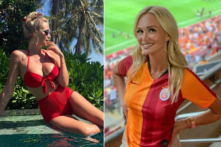 Galatasaray fanatiği Rus güzel Victoria Lopyreva Türkiye'ye geldi - Resim: 1