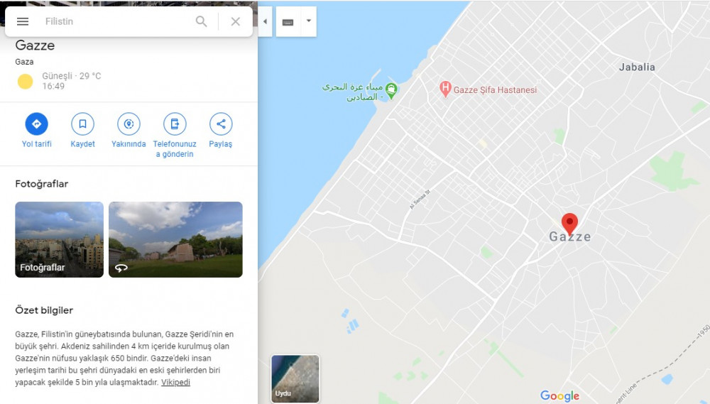 Google ve Apple Filistin’i haritalarından sildi mi? - Resim: 4