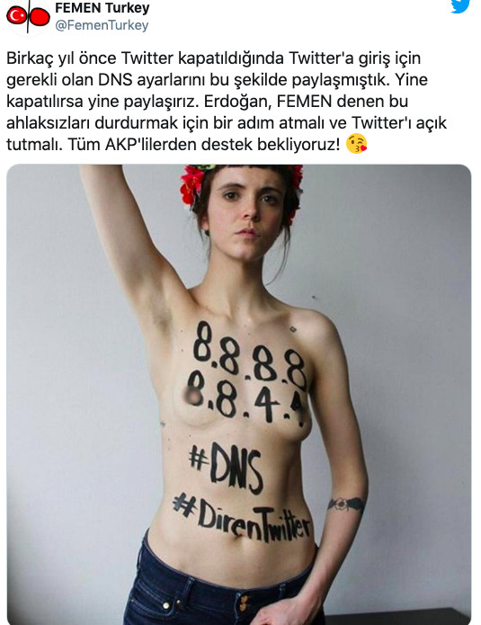 Erdoğan'ın sosyal medya çıkışı sonrası, FEMEN Türkiye'den kinayeli yanıt! - Resim: 3