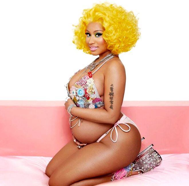 Ünlü şarkıcı Nicki Minaj hamilelik pozlarıyla olay oldu - Resim: 4
