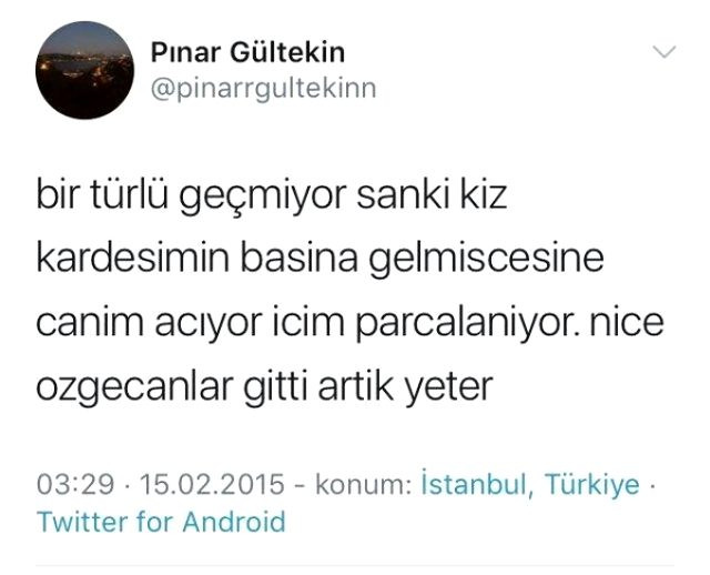 Pınar Gültekin'in Özgecan Aslan hakkındaki tweetleri ortaya çıktı: Böyle şerefsizler asılmalı - Resim: 2