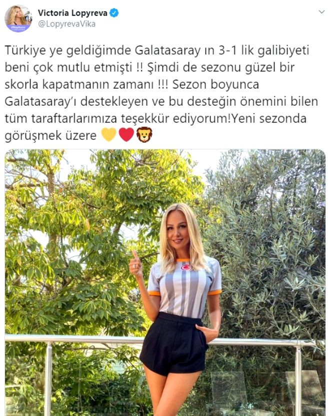 Victoria Lopyreva Galatasaray'ın sezonu 3 puanla kapatmasını istiyor - Resim: 2
