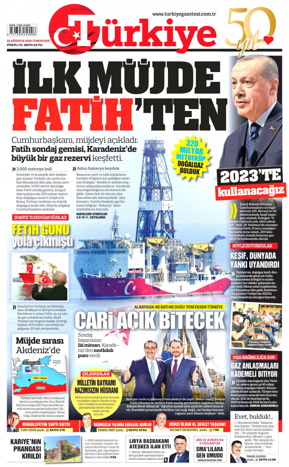 Gazeteler Erdoğan'ın müjdesini nasıl gördü? - Resim: 3