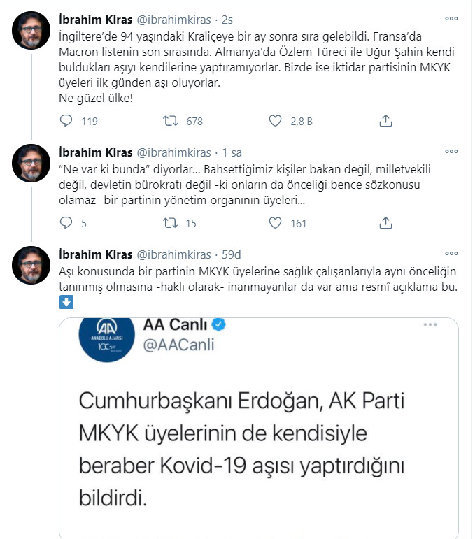 Erdoğan MYK Üyeleri de Aşı Oldu Dedi, Sosyal Medyada Tepkiler Yükseldi - Resim: 3