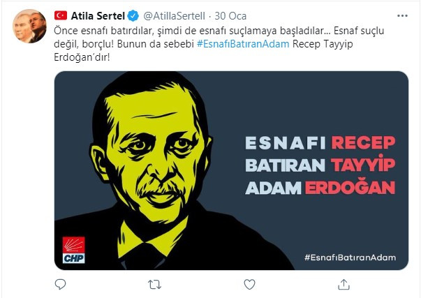 CHP'den Esnafı Batıran Adam Recep Tayyip Erdoğan Kampanyası - Resim: 3