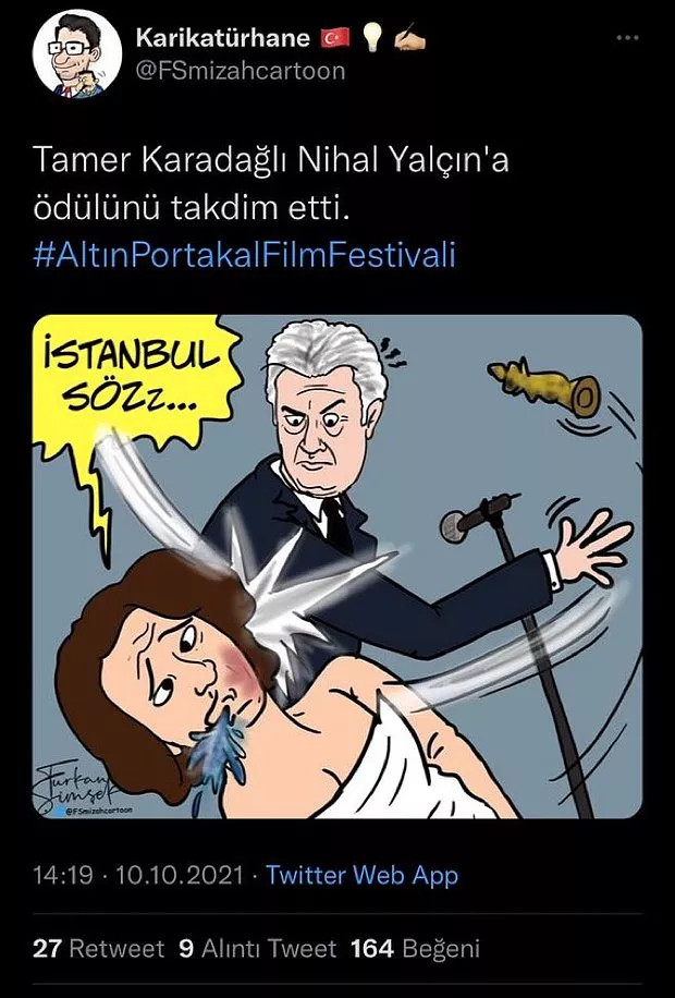 AKP'li Karikatürist Nihal Yalçın'a Tokat Attırdı, Sosyal Medya Ayağa Kalktı - Resim: 1