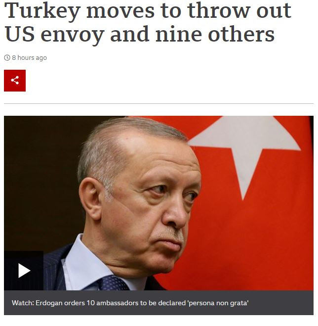 Erdoğan'ın 10 Büyükelçi Çıkışı Dünya Basınını Salladı - Resim: 2