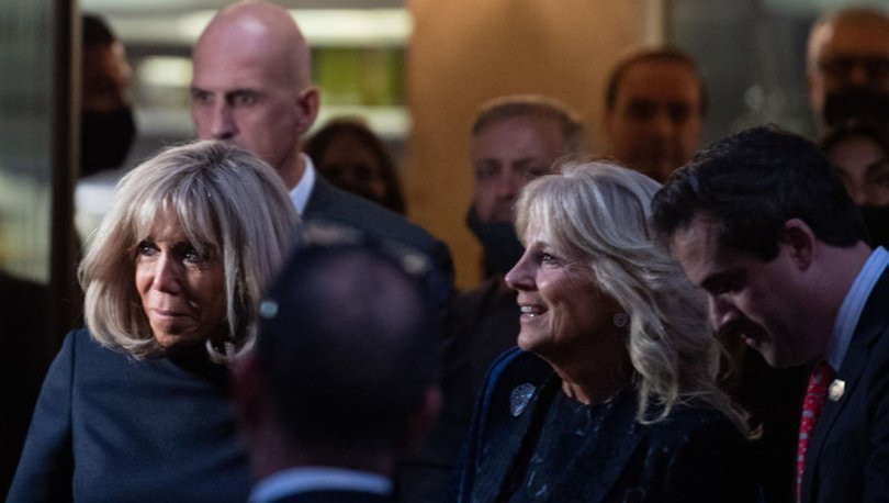 First Lady Jill Biden ve Brigitte Macron buluştu - Resim: 1