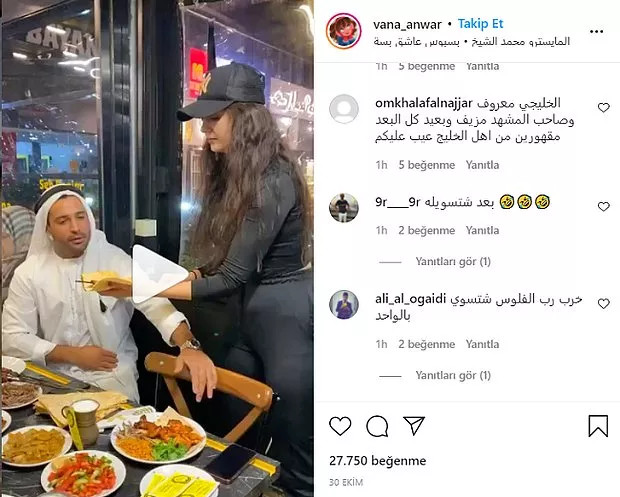 Arap Müşteriye Elleriyle Yemek Yediren Kadın Olay Oldu - Resim: 4