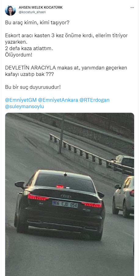 Ahsen Melek Kocatürk: AKP'li ismin çakarlı makam aracı beni öldürüyordu - Resim: 3