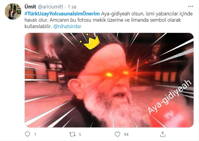 #TürkUzayYolcusunaİsimÖnerim Etiketi Sosyal Medyayı Salladı - Resim: 4