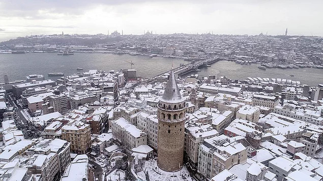 İstanbul'da Kar Yağışının Haritası: Kırmızı ve Turuncu Bölgeye Dikkat - Resim: 2