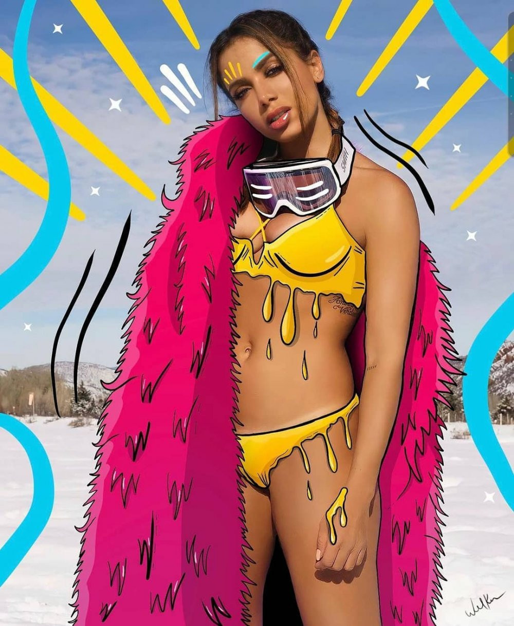 Brezilyalı Şarkıcı Anitta'nın Anüsüne Dövme Yaptırdığı Anlar Olay Oldu - Resim: 4