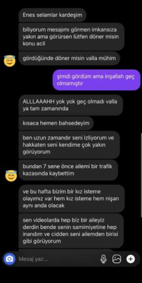 Enes Batur Takipçisi İçin Kız İstedi, Sosyal Medyanın Diline Düştü - Resim: 2