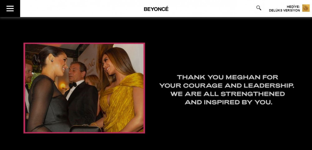 Beyonce'den Meghan Markle'a Teşekkür - Resim: 2