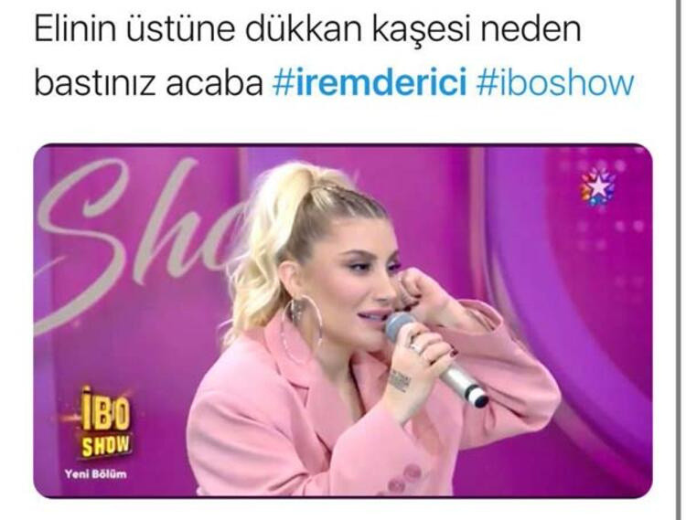 İbo Show'a Konuk Olan İrem Derici'nin Kıyafeti Olay Oldu - Resim: 4