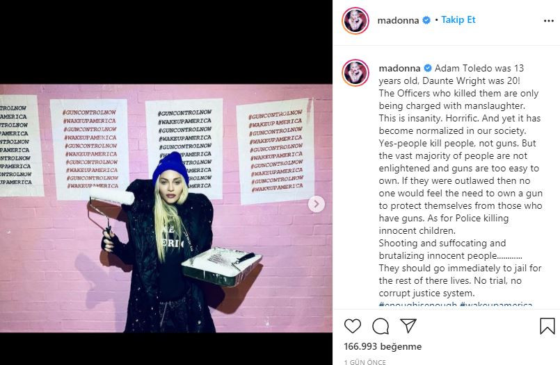 Madonna Silah Kontrol Reformu Talep Etti - Resim: 4