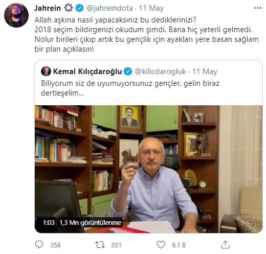 Kemal Kılıçdaroğlu'ndan Jahrein'e Canlı Yayın Teklifi - Resim: 2