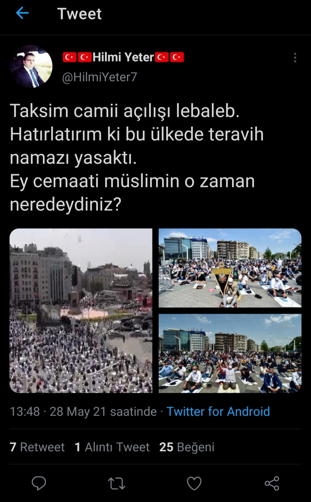 Taksim Camii Açılışında Lebaleb Görüntüler Gündem Oldu - Resim: 3