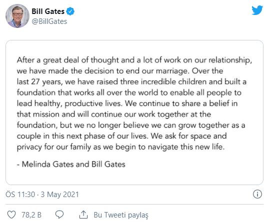 Bill Gates ve Melinda Gates'ten Şaşırtan Boşanma Kararı - Resim: 3