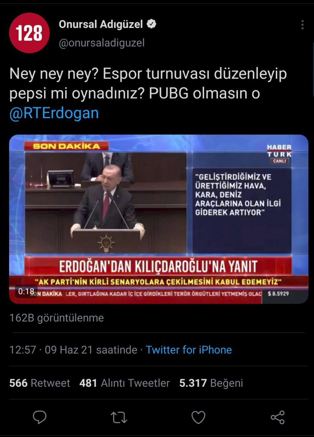 Erdoğan, Pepsi'yi Oyun Zannedince Sosyal Medyanın Diline Düştü - Resim: 1