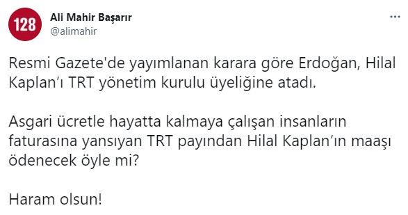 Hilal Kaplan'ın  TRT Yönetim Kurulu Üyesi Yapılmasına Tepki Yağdı! - Resim: 3