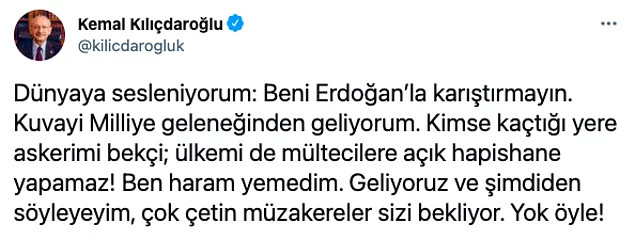 Jahrein, Kılıçdaroğlu'nun İngilizce Tweetini Eleştirdi: Sosyal Medya Karıştı - Resim: 1