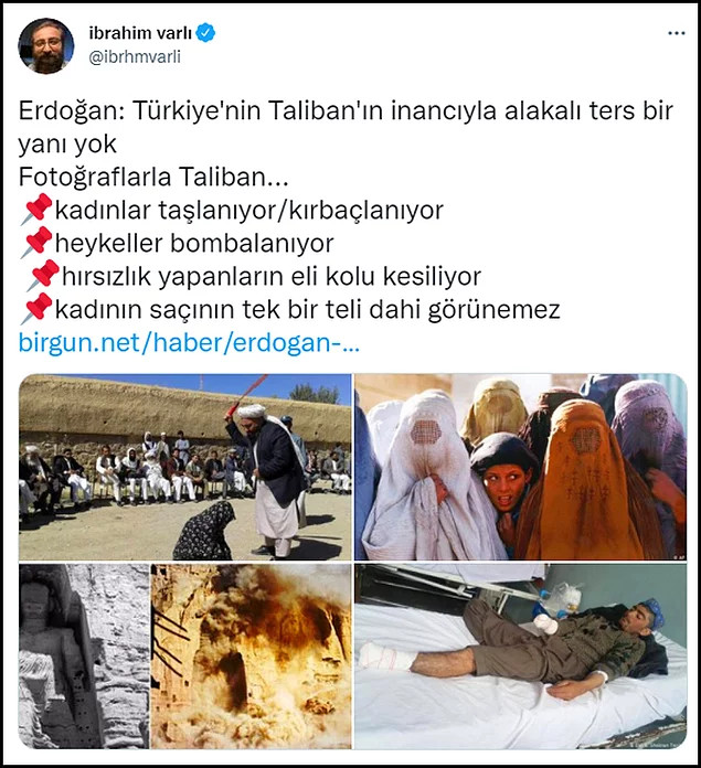 Erdoğan'ın Taliban'ın İnancı ile Ters Bir Yanımız Yok Sözlerine Tepki Yağdı - Resim: 3