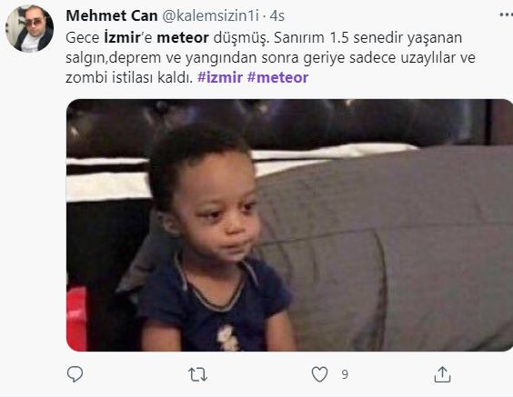 İzmir'e Meteor Düştü İddiası Sosyal Medyayı Salladı - Resim: 4