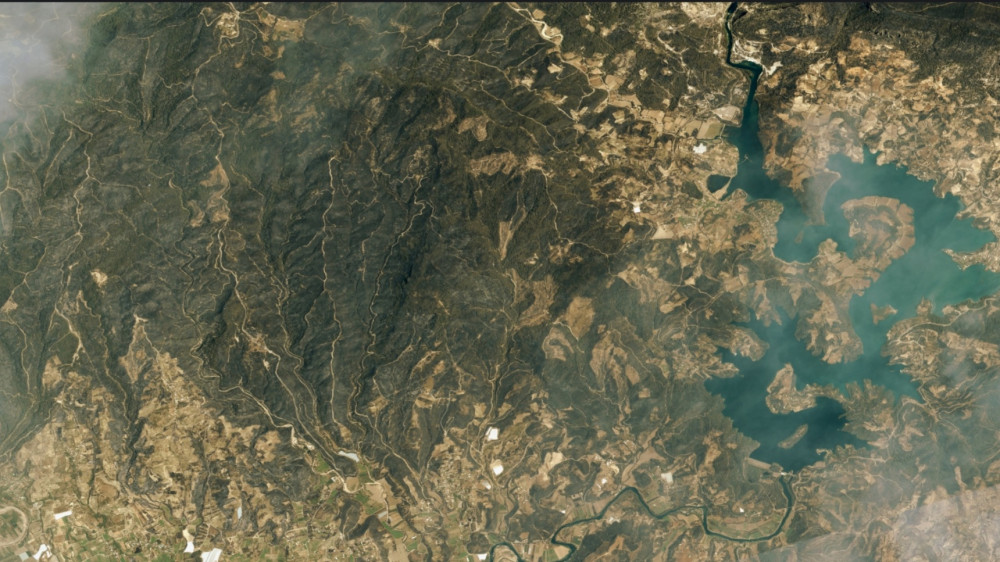 Marmaris ve Manavgat Yangınları Uzaydan Görüntülendi - Resim: 4
