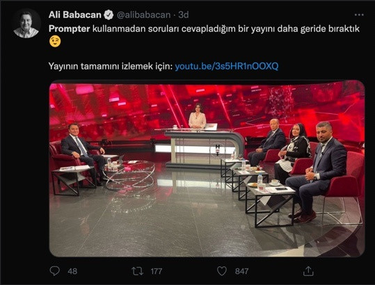 Erdoğan'a Sosyal Medyada Prompter Tepkisi - Resim: 1
