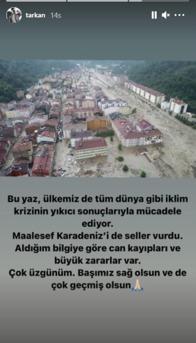 Ünlü İsimlerden Sosyal Medyadan Destek! Sel Felaketine Sessiz Kalmadılar! - Resim: 2