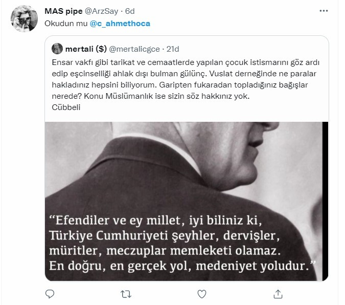 Lezbiyenleri Hedef Gösteren Cübbeli Ahmet'e Sosyal Medya'dan Büyük Tepki! - Resim: 3