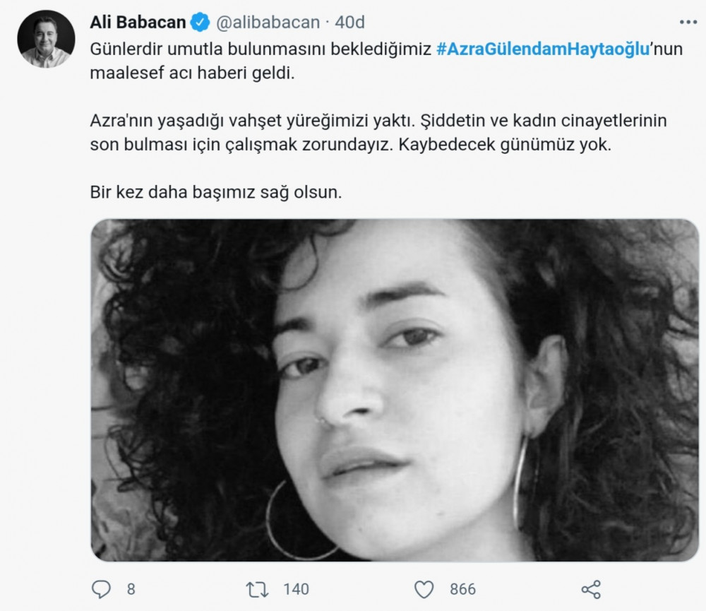 Sosyal Medya Haytaoğlu Cinayetini Konuşuyor: Azra'yı da Koruyamadık - Resim: 3