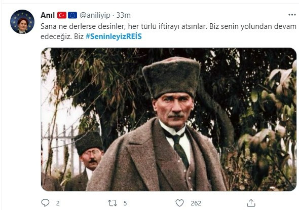 Erdoğan için Başlatılan #SeninleyizREİS Etiketine Atatürk Sürprizi - Resim: 3