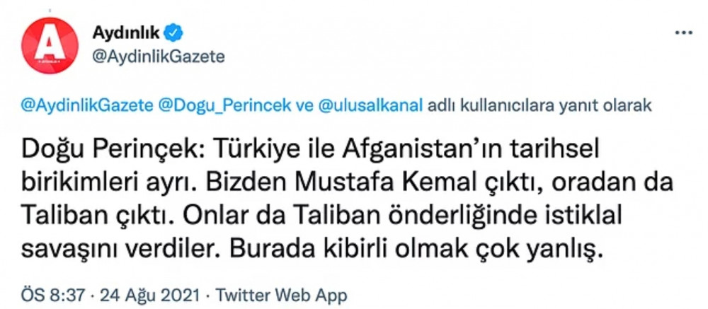 Perinçek ve Aydınlık Gazetesi 30 Ağustos Manşeti Yüzünden Sert Tepki Gördü - Resim: 2